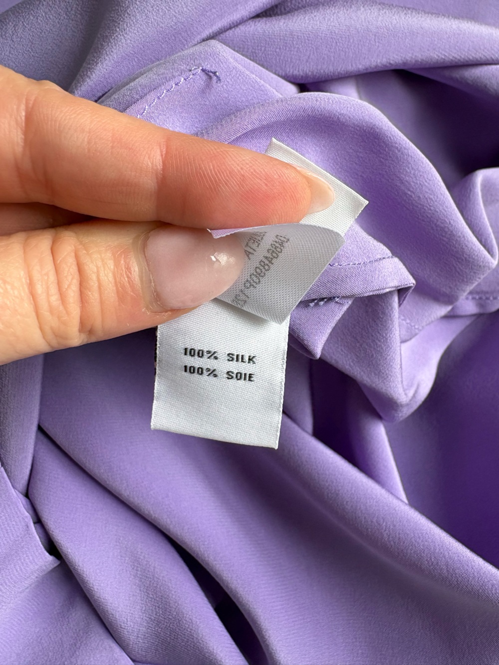 Diane von Furstenberg Julieta Silk Belted Shift Dress Pockets Lilac Purple 6 - Picture 11 of 12
